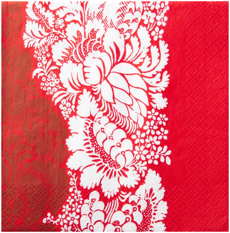 Marimekko 菠萝红餐巾 20张/33cm|Marimekko Ananas punainen lautasliina 20kpl/33cm