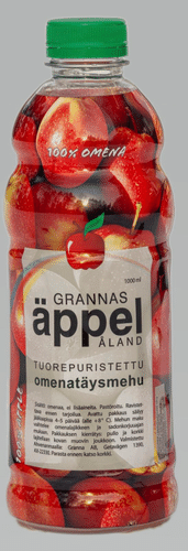 Grannas 鲜榨苹果纯果汁 1L