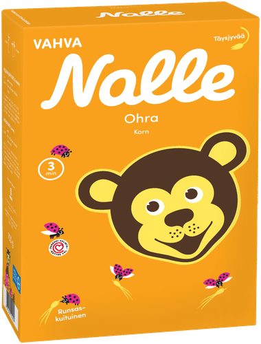 Nalle 700g ohra täysjyvähiutale|Nalle 700克全麦大麦片
