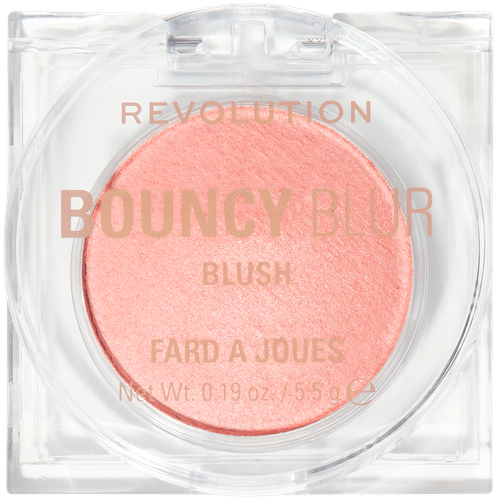 Makeup Revolution 弹力模糊腮红 脸颊唇部两用 5.5g 蜜桃粉|Makeup Revolution bouncy blur blush cheek+lip poski ja huulimeikkivoide 5,5g peachy pink