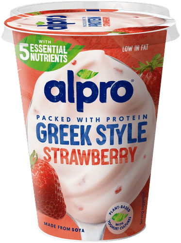 Alpro 希腊式发酵大豆制品,草莓味 400g