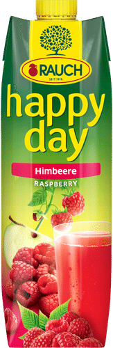 Rauch Happy Day Vadelmamehujuoma 1L|Rauch 快乐的一天覆盆子汁饮料 1L