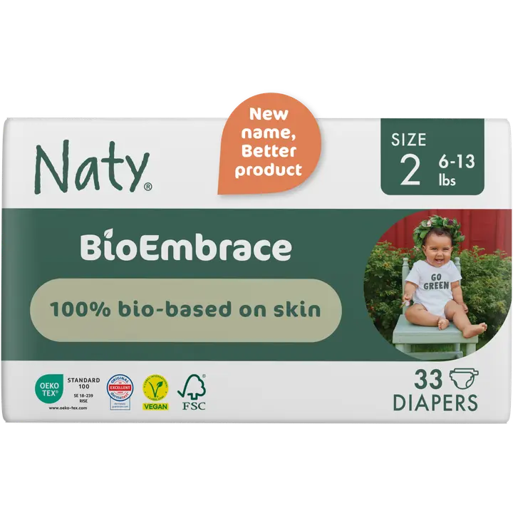 Naty teippivaippa Mini 2 33kpl 3-6kg|Naty Mini 2 型胶带纸尿裤 33 片 3-6kg