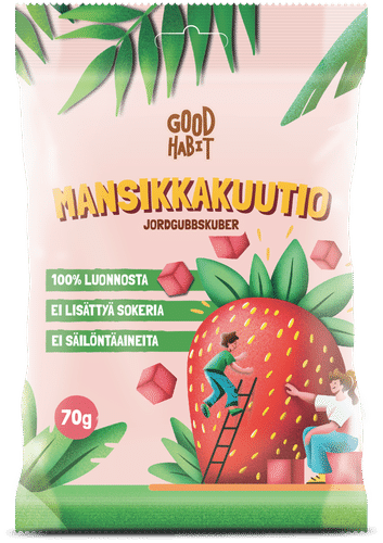 Good Habit Mansikkakuutio 70g