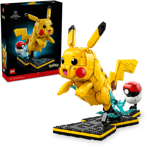 LEGO Pokémon 乐高® 宝可梦 72152 皮卡丘和精灵球