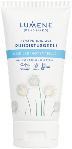 Lumene KLASSIKKO Syväpuhdistava puhdistusgeeli kaikille ihotyypeille 150ml