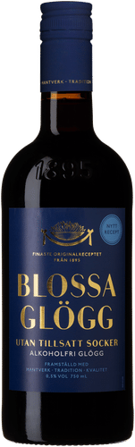 Blossa Glögg 0,5% ei lisättyä sokeria 75cl