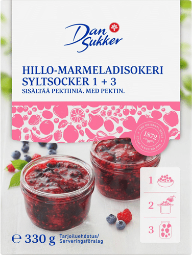 Dansukker Hillo-Marmeladisokeri 1+3 330g|Dansukker 果酱-果冻糖 1+3 330g