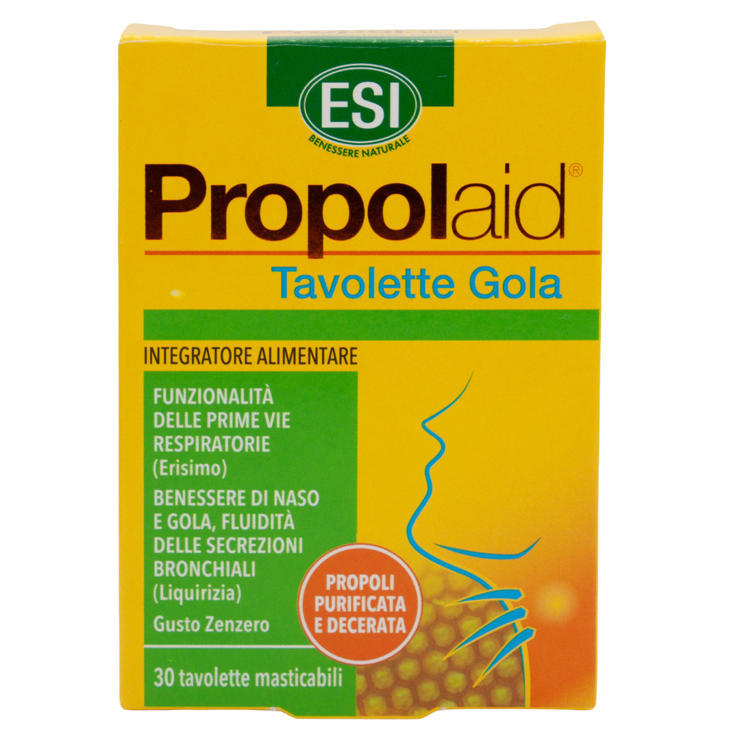 ESI Propolaid 含片 - 姜味 30片 - 有效期至2026年12月