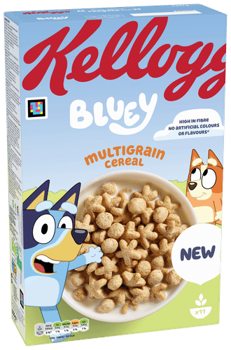 KELLOGG'S Bluey moniviljamuro 350g|Kellogg's 布鲁伊多谷物麦片 350g