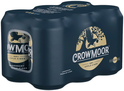 6-pack Crowmoor Dry Apple siideri 5,5 % tölkki 0,33 L