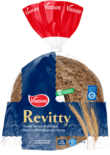Vaasan Revitty 350g täysjyruisleipä|Vaasan Revitty 350克全麦黑麦面包