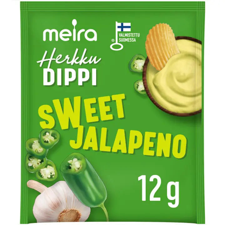 Meira Herkkudippi Sweet Jalapeno dippijauhe 12g-Meira 美味蘸酱 甜墨西哥胡椒蘸粉 12g