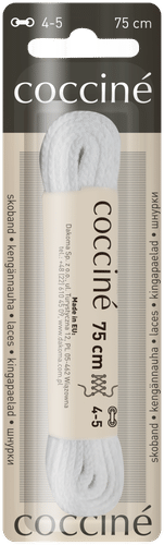 Coccine kengännauha 75cm valkoinen