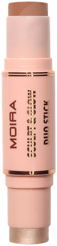 MOIRA Sculpt & Glow Duo Stick varjostus- ja korostuspuikko 6 g + 5,2 g