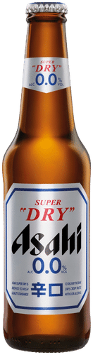 Asahi 超干无醇麦芽饮料 0.0% 33cl瓶|Asahi Super Dry 0,0% alkoholiton olut 33cl plo