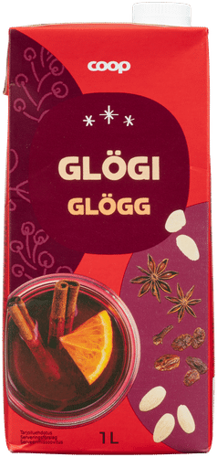 Coop punainen glögijuoma 1l