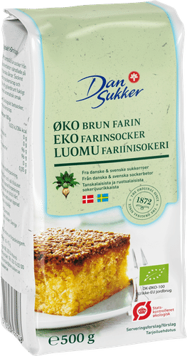 Dansukker Luomu Fariinisokeri 500g|Dansukker 有机黄糖 500g