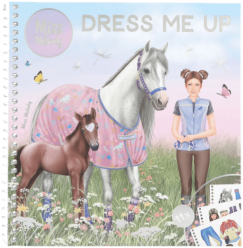 Miss Melody Dress Me Up贴纸书