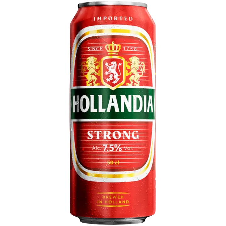 Hollandia Strong 7,5% 50cl tlk|Hollandia 强 7.5% 50cl tlk
