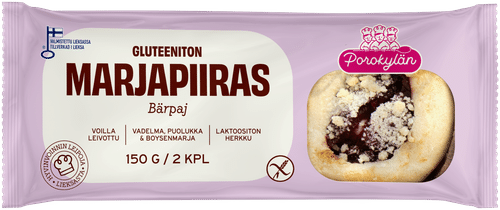 Porokylän Marjapiiras 2 kpl / 150 g gluteeniton|Porokylän 浆果派 2块/150克 无麸质