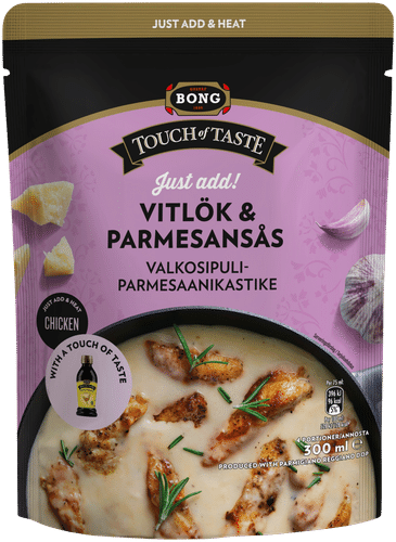 Bong Touch of Taste 只需添加大蒜帕玛森酱 300 ml|Bong Touch of Taste Just add Valkosipuli-parmesaanikastike 300 ml