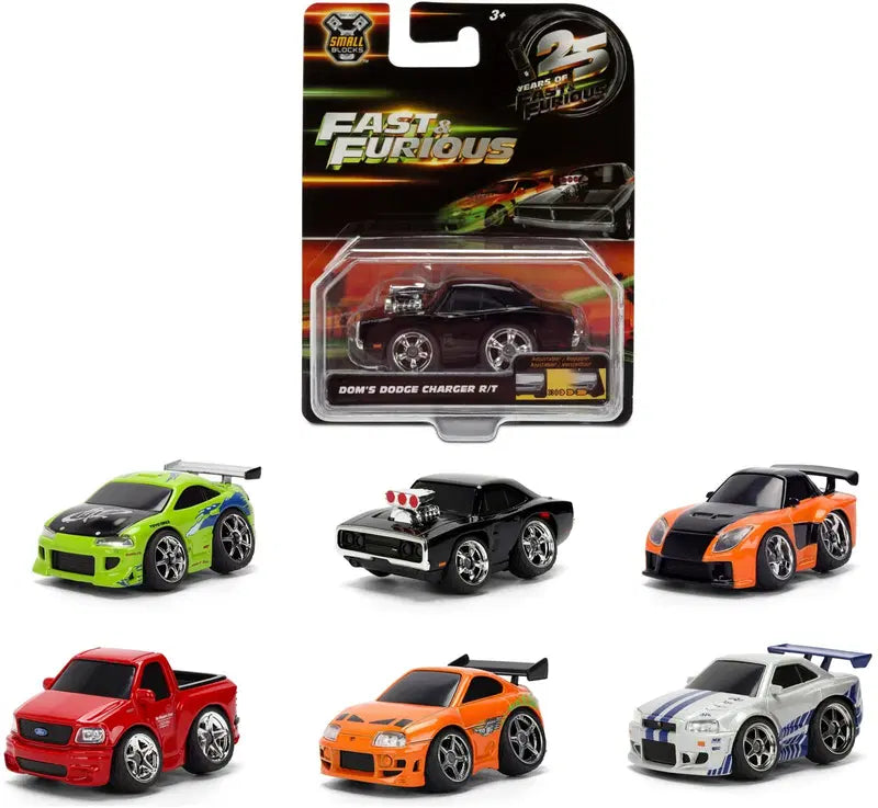 Jada 速度与激情 小方块车,6.5厘米,1:43,压铸,混装,单卖|Jada Fast & Furious Small Blocks auto, 6,5 cm, 1:43, die-cast, lajitelma, myydään yksittäin
