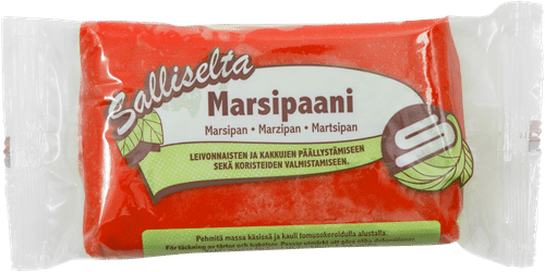 Salliselta Marsipaani punainen 250g|Salliselta 红色杏仁膏 250g