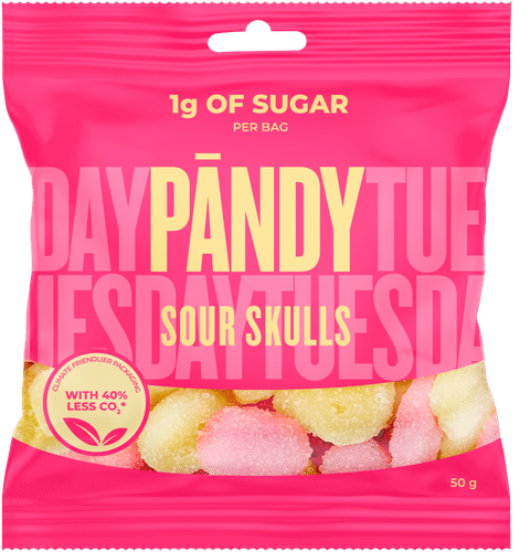 Pändy 酸骷髅头糖果袋 50g