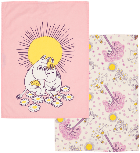 Moomin Arabia 姆明厨房毛巾套装 50x70 心形小爪 GOTS
