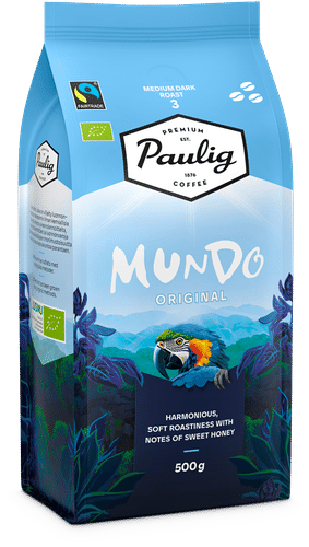 Paulig Mundo Original有机咖啡咖啡豆 500g