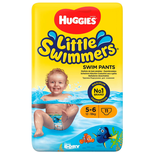 Huggies 12片 Little Swimmers 5/6号 12-18公斤 游泳裤