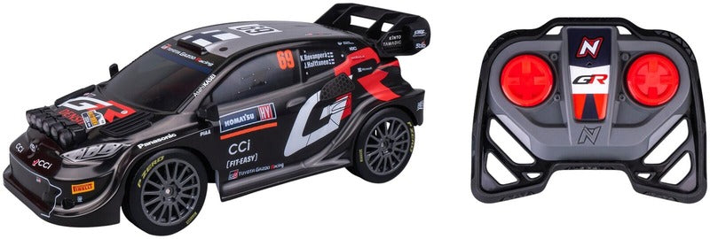 Nikko 丰田Gazoo Racing Rovanperä瑞典拉力赛2024 1:18遥控车带灯