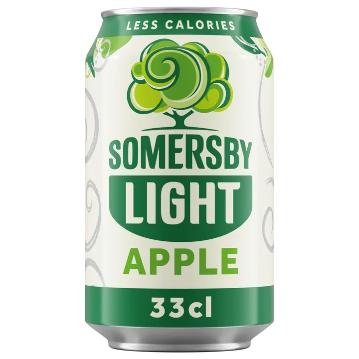 Somersby Apple Lite omenasiideri 4,5 til-% tölkki 0,33 L|Somersby Apple Lite 苹果饮品 4.5 vol% 罐装 0,33 L