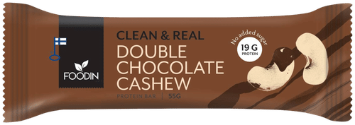 Foodin Clean&Real 蛋白棒 双重巧克力腰果味 55g