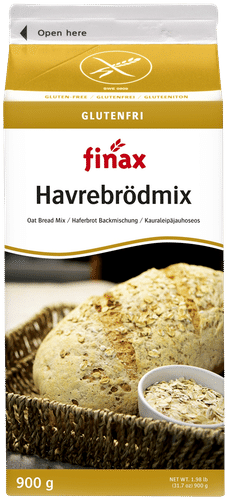 Finax Gluteeniton Kauraleipäjauhoseos 900 g|Finax 无麸质燕麦面包混合粉 900 g