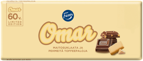 Fazer Omar 巧克力板 180g|Fazer Omar suklaalevy 180g