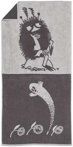 Moomin Arabia 姆明浴巾 70x140 Haisuli 灰色 GOTS