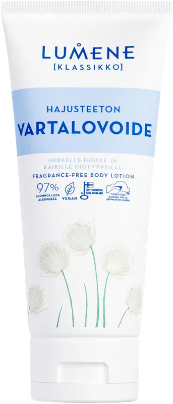 Lumene KLASSIKKO 无香型身体乳 200 ml|Lumene KLASSIKKO Hajusteeton vartalovoide 200 ml