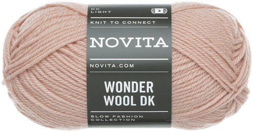 Novita Wonder Wool DK 毛线 50克 粉白色 609