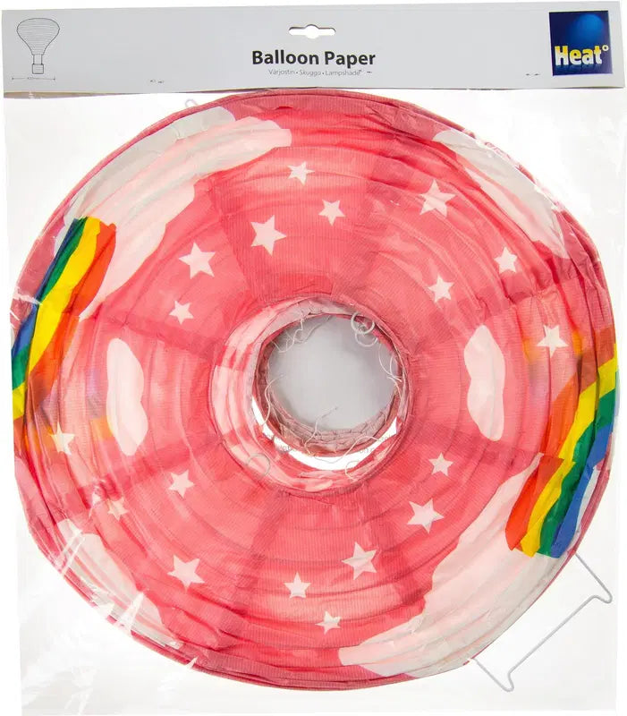 Heat 米纸灯罩 Balloon 40厘米 橙色