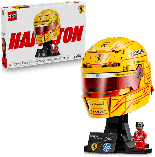 LEGO Editions Vehicles LEGO® Editions 一级方程式 43022 法拉利HP头盔 – 刘易斯·汉密尔顿