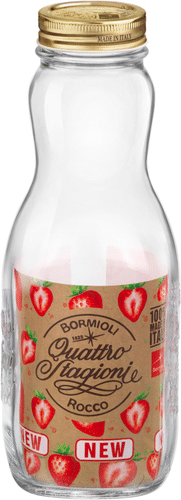 Bormioli Rocco 玻璃瓶螺旋盖Quattro 1 l