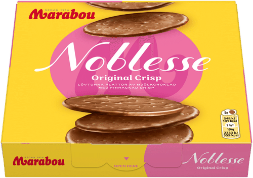 Marabou 贵族原味脆片夹心巧克力 150g|Marabou Noblesse Original Crisp praliner 150g