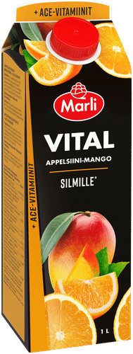 Marli Vital Appelsiini-mango + ACE-vitamiinit mehujuoma 1 L|Vital Marli Vital 橙芒果+ACE维生素果汁饮料 1 L