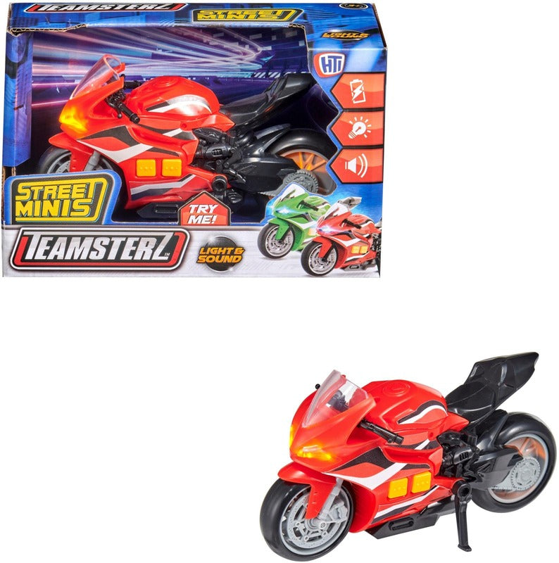 Teamsterz 强力机械街头迷你摩托车 带声音和灯光|Teamsterz Mighty Machines Street Minis moottoripyörä äänillä ja valoilla