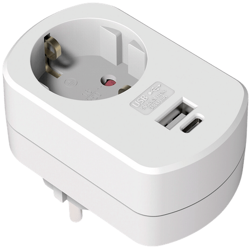 Airam USB适配器 1xUSB 1xUSB-C 3.4A