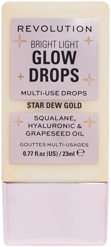 Makeup Revolution Bright Light hehkua antavat meikkitipat 23ml Golden Star Dew