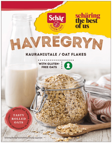 Schär Kaurahiutale gluteeniton 500g|Schär 无麸质燕麦片 500g