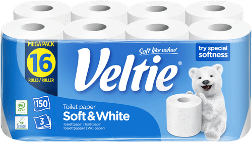 Veltie 卫生纸 Soft & White 16卷 3层